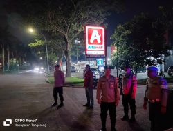 Polsek Panongan Rutinkan Patroli Blue Light Cegah Ganguan Kantibmas