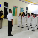 Kepala Desa Kukuhkan 25 Anggota Paskibraka Tingkat Desa