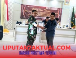 Babinsa menghadiri Rapat Pleno Terbuka Rekapitulasi Daftar Pemilih Sementara Hasil Perbaikan (DPSHP) tingkat Desa.