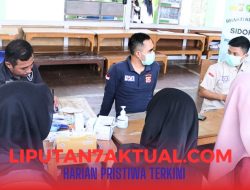 Sidokkes Polresta Tangerang Memberikan Pelayanan Kesehatan Kepada Santri Di Ponpes Al Badar 2 Jayanti