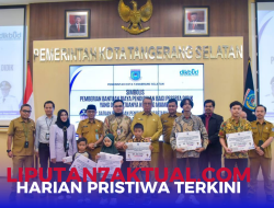Pemerintah Kota Tangsel memberikan bantuan pendidikan kepada 1.500 anak PAUD dan pelajar kesetaraan, Benyamin: Siswa kurang mampu menjadi prioritas.