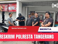 Anggota Sat Reskrim Laksanakan Patroli Kring Serse di Wilayah Hukum Polresta Tangerang