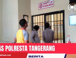 Siwas Polresta Tangerang melaksanakan kegiatan pengecekan Ruang Tahanan Polsek Jajaran