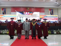 Menteri Pertahanan Prabowo Subianto menghadiri Acara Wisuda 425 Mahasiswa Universitas Pertahanan Indonesia (Unhan RI)