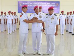 Sertijab Komandan Pusdikif Kodikmar Bentuk Regenerasi dan Peningkatan Kualitas Prajurit Marinir