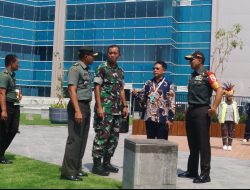 Cek Kesiapan RS UPT Vertikal, Dandim 0830/Surabaya Utara Menyambut Kedatangan Danrem 084/Bhaskara Jaya   