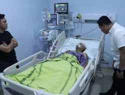 Kapolresta Tangerang Polda Banten Jenguk Korban Pencurian Dengan Pemberatan Di Parkiran Minimarket Jayanti