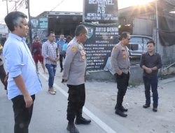 Kapolresta Tangerang Polda Banten Cek TKP di Area Parkiran Minimarket Jayanti