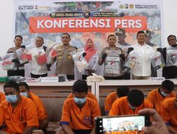 Polres Probolinggo Kota Berhasil Ungkap 21 Kasus Tindak Kriminal Selama Tiga Bulan Terakhir.