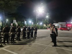 Anggota Sat Reskrim dan Satfung Polresta Tangerang Melaksanakan Apel Malam Pasukan Pendekar untuk Antisipasi Tindak Pidana