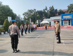 Anggota Sat Reskrim Laksanakan Apel Serah Terima Piket di Polresta Tangerang
