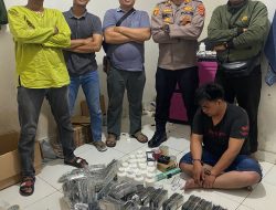 Edarkan Ratusan Ribu Tramadol, Seorang Pria Diamankan Polsek Pasarkemis.