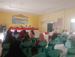 Pemerintah Desa Margo Sari Mengadakan Rapat Tentang Stunting, Melibatkan Kader Desa.