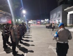 Anggota Sat Reskrim Polresta Tangerang  Apel Malam Antisipasi Kamtibmas.