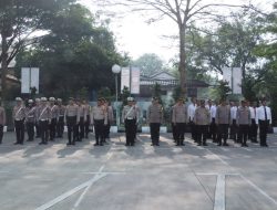 Anggota Sat Reskrim Polresta Tangerang, Apel Pagi Dipimpin Wakapolresta