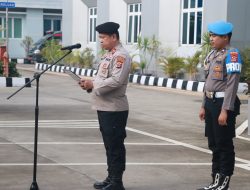 Berikan Motivasi Personel, Kasat Pam Obvit Pimpin Apel Pagi