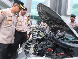 Jelang Pilkada, Kapolresta Tangerang Mengecek Ranmor dan Almatsus Dinas