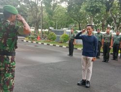 Pasi Intel kodim 0510/Tigaraksa Memberikan beberapa Pesan saat apel pagi   