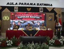 Anggota Sat Reskrim dan Seluruh Personel Polresta Tangerang Mengikuti Arahan Kapolda Banten dalam Kunjungan Kerja