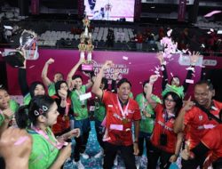 Tim Voli Jawi Wetan PD Bhayangkari Jawa Timur Raih Juara I di Turnamen Bola Voli Bhayangkari Cup 2024