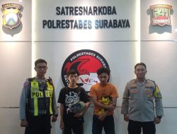 Dua Pengendara di Wonokromo Surabaya Diringkus, Kedapatan Bawa 17 Butir Pil ‘Y’