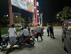 Antisipasi Tindak Kejahatan, Polsek Pasar Kemis Laksanakan Patroli Malam Minggu