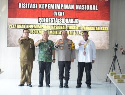 Visitasi Kepemimpinan Nasional Pusdikmin Lemdiklat Polri di Polresta Sidoarjo