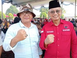 Bung Ipul Wahyudi mengajak relawan untuk bersatu mendukung Dawam Ketut.   