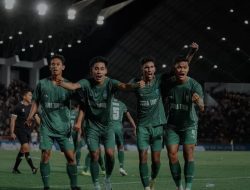 Bripda Rano Jutati Anggota Bidhumas Polda Jatim Pencetak Gol Cabor Sepak Bola PON XXI Raih Medali Emas