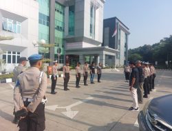 Anggota Sat Reskrim Mengikuti Apel Serah Terima Piket Fungsi di Polresta Tangerang   