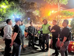 Kanit 4 Ranmor Sat Reskrim Polresta Tangerang Memimpin Patroli Kring Serse di Area Rawan.   
