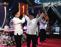 Pengundian Nomor Urut Tiga Pasangan Calon Bupati Tangerang   