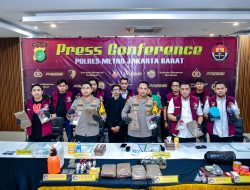 Polres Metro Jakarta Barat Bongkar Clandestine Laboratory Tembakau Sintetis di Perumahan Mewah Bekasi