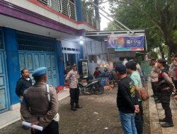 Perwira dan Anggota Reskrim Ikuti Giat Pengamanan Kampanye Tatap Muka di Depan Kantor ATR/BPN Kab. Tangerang   