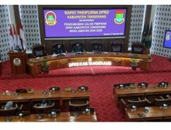 DPRD Kabupaten Tangerang Mengadakan Rapat Paripurna Penyampaian Calon Pimpinan DPRD Periode 2024-2029