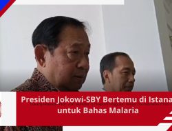 Presiden Jokowi dan SBY Bertemu di Istana untuk Membahas Malaria. 