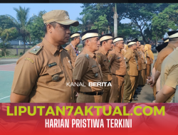 Kades Mekar Jaya Laksanakan Apel Pagi di Kecamatan Panongan   