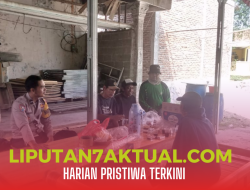 Mengunjungi penduduk dalam rangka Program Polisi Peduli Pengangguran, Aipda Robiana Memberikan Motivasi.