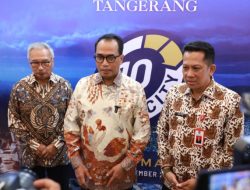 Pj Bupati Tangerang Mendampingi Menteri Perhubungan Meresmikan 10 Minute City