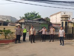 Perkuat Pengamanan Mako dalam Keadaan Aman, Polsek Balaraja Polresta Tangerang Lakukan Patroli di Sekitar Mako