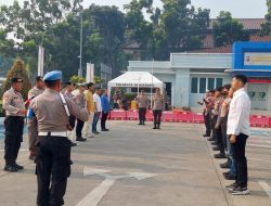 Anggota Unit Harda Sat Reskrim Mengikuti Apel Serah Terima Sebelum Piket Fungsi