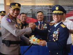 HUT Ke-79 TNI, Lanud Adi Soemarmo Menerima Kunjungan dari Polres Solo Raya