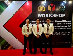 Kasat Reskrim Polresta Tangerang Menghadiri Workshop Tindak Pidana Pemilihan Gubernur dan Bupati/Walikota   