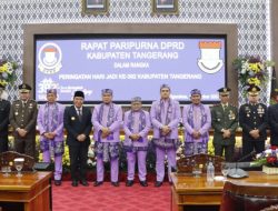 Pj Bupati Hadiri Rapat Paripurna Istimewa Hari Jadi Kabupaten Tangerang Ke 392