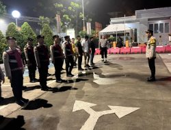 Anggota Sat Reskrim Ikuti Apel Malam Bersama Satfung Polresta Tangerang