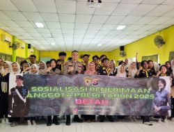 Persiapan Penerimaan Anggota Polri, Bagian SDM Polresta Tangerang Sosialisasi Ke Sekolah   