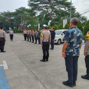 Piket Reskrim Menghadiri Apel Serah Terima Piket Fungsi di Polresta Tangerang