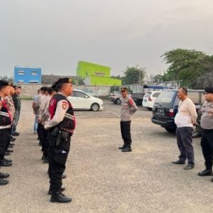 Pengamanan Menjelang Pelantikan Presiden dan Wakil Presiden 2024-2029 di Stasiun Daru Tigaraksa