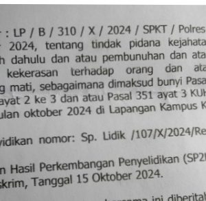 Berdasarkan surat keputusan penyidikan,polres metro polda lampung Feri Handika terdaftar DPO polri   