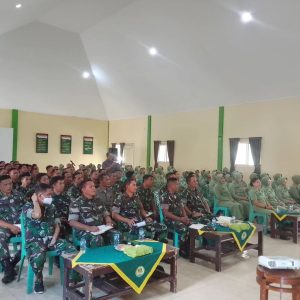 Berikan Jam Komandan, Dandim Belitung Tegaskan Netralitas TNI kepada Seluruh Prajuritnya   